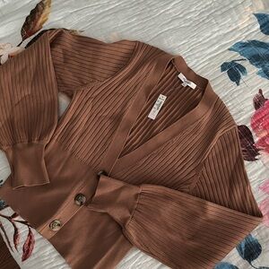 Madewell Beige Crop Sweater